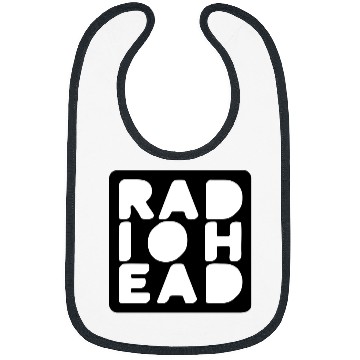 Discover Radiohead Solid Black Bibs