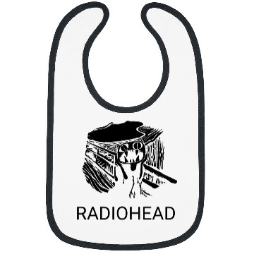 Discover Scared in Black Radiohead Bibs