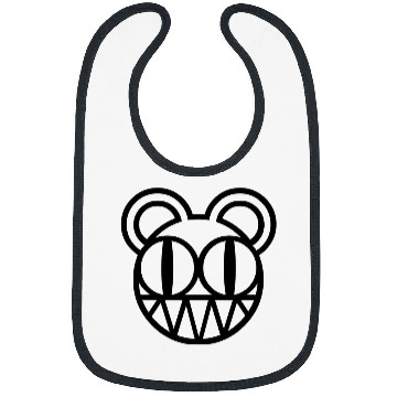 Discover Radiohead Black Bear Head Bibs