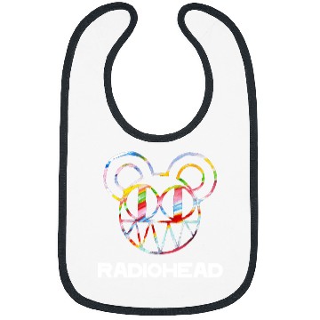 Discover Radiohead Colorful Bear Head Bibs