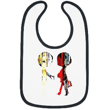 Discover Colorful Shake hands Radiohead Bibs