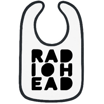 Discover Simple Bold Text Radiohead Bibs