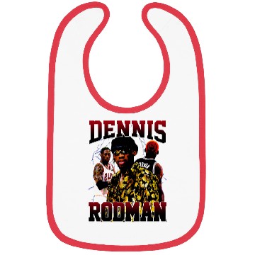 Discover Vintage Style Denis Rodman Baby Bib