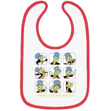 Discover Disney Jiminy Cricket Moods Bibs