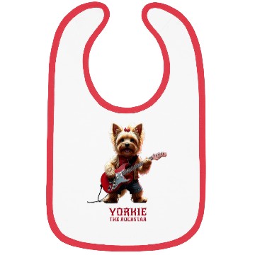 Discover Yorkie the Rockstar Bibs