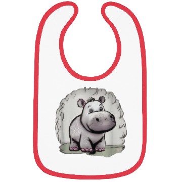 Discover Cute hippo Bibs
