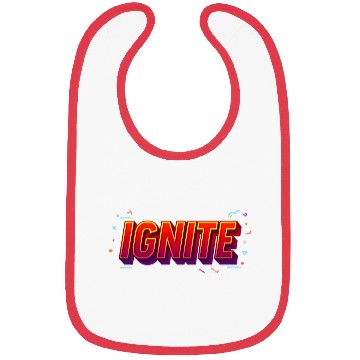 Discover IGNITE Bold Retro Typography Graphic Bibs