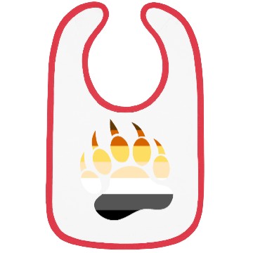 Discover Cool Gay Bears pride flag Bear Paw Bibs