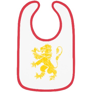 Discover Gold Lion Rampant Bibs