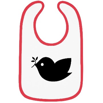 Discover Peace Bird Icon Bibs
