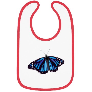 Discover Blue Butterfly Bibs