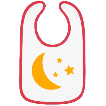 Discover moon and stars Bibs