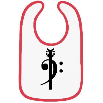 Discover Bass clef w/Bass guitar Bibs