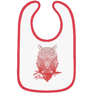 Discover owl bird Bibs