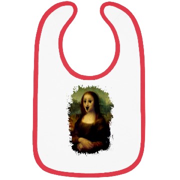Discover Haunted Mona Lisa Bibs