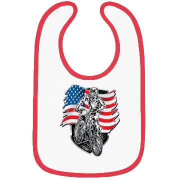 Discover Motocross USA Flag Bibs