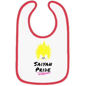 Discover Saiyan Pride Dragonballz Bibs