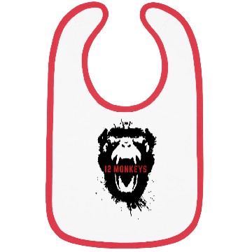 Discover 12 Monkeys Scream Stencil Tv Series 2015 Bibs