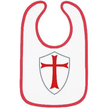 Discover knights templar shield Bibs