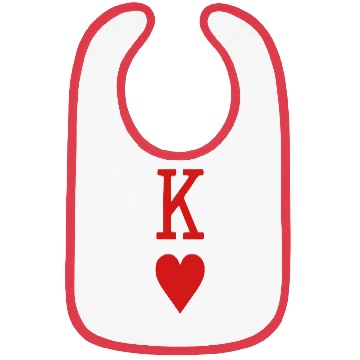 Discover King of Hearts Vector Bibs