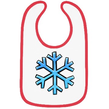 Discover Frosted Snowflake Bibs