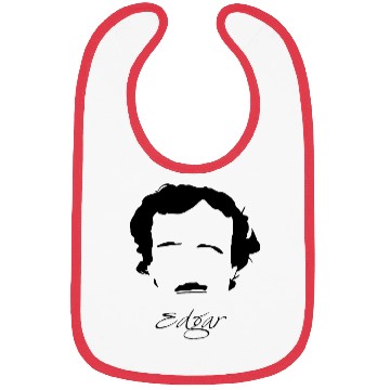 Discover Edgar Allan Poe Silhouette & Hirsute Bibs