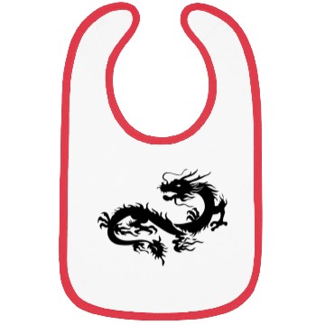 Discover Chinese dragon art Bibs