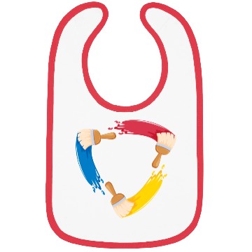 Discover Painting brushes art Bibs