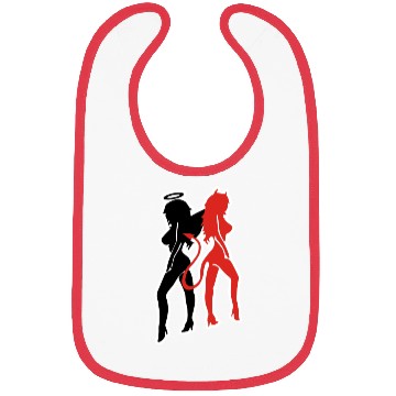 Discover Angel Devil Sexy Woman Bibs