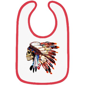 Discover skull headdress Bibs