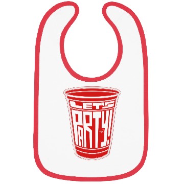 Discover Red Cup Party (Vector) by Tai's Tees Bibs