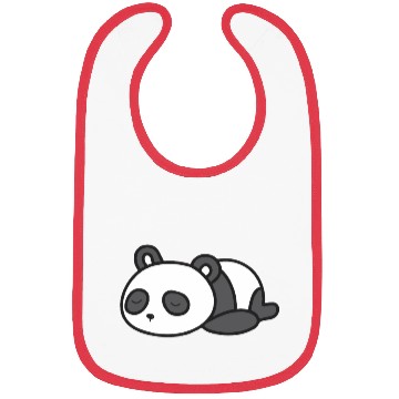 Discover Sleeping Panda Bibs