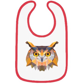 Discover Polygonal Owl Bibs
