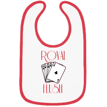 Discover royal flush Bibs
