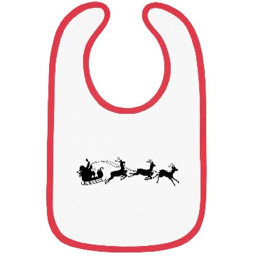 Discover santa's sleigh Bibs