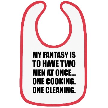 Discover Two Men At Once Bibs