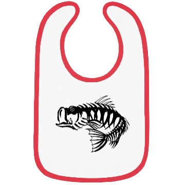Discover fish tribal Bibs
