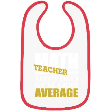 Discover math teacher Bibs