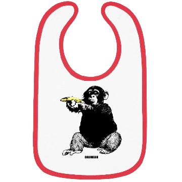Discover MONKEY SHOOTING BANANA Bibs