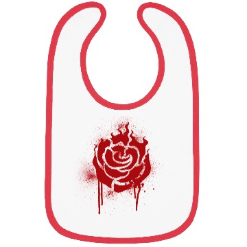 Discover RWBY Ruby Spray paint Rose Bibs