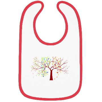 Discover four seasons tree Bibs