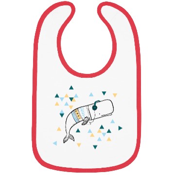 Discover Music Whale Bibs