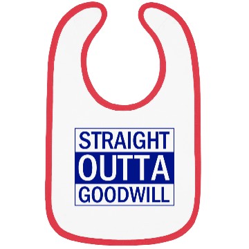 Discover Straight Outta Goodwill Blue Bibs