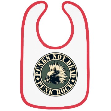 Discover PUNKS NOT DEAD PUNK ROCK - SPECIAL PUNK EDITION Bibs