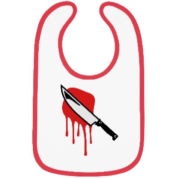 Discover bloody knife halloween Bibs
