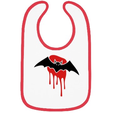 Discover Bat with blood stain Bibs