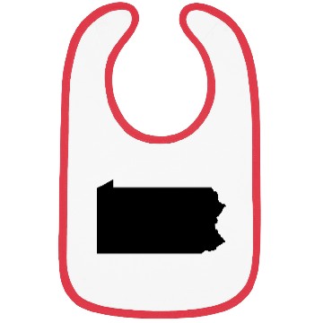 Discover Pennsylvania map Bibs