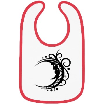 Discover Moon Half Moon Tattoo Bibs