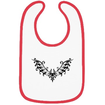 Discover Filigree bat illustration Bibs