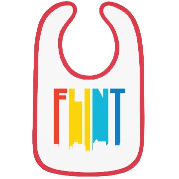 Discover Retro 1970's Style Flint Michigan Skyline Bibs